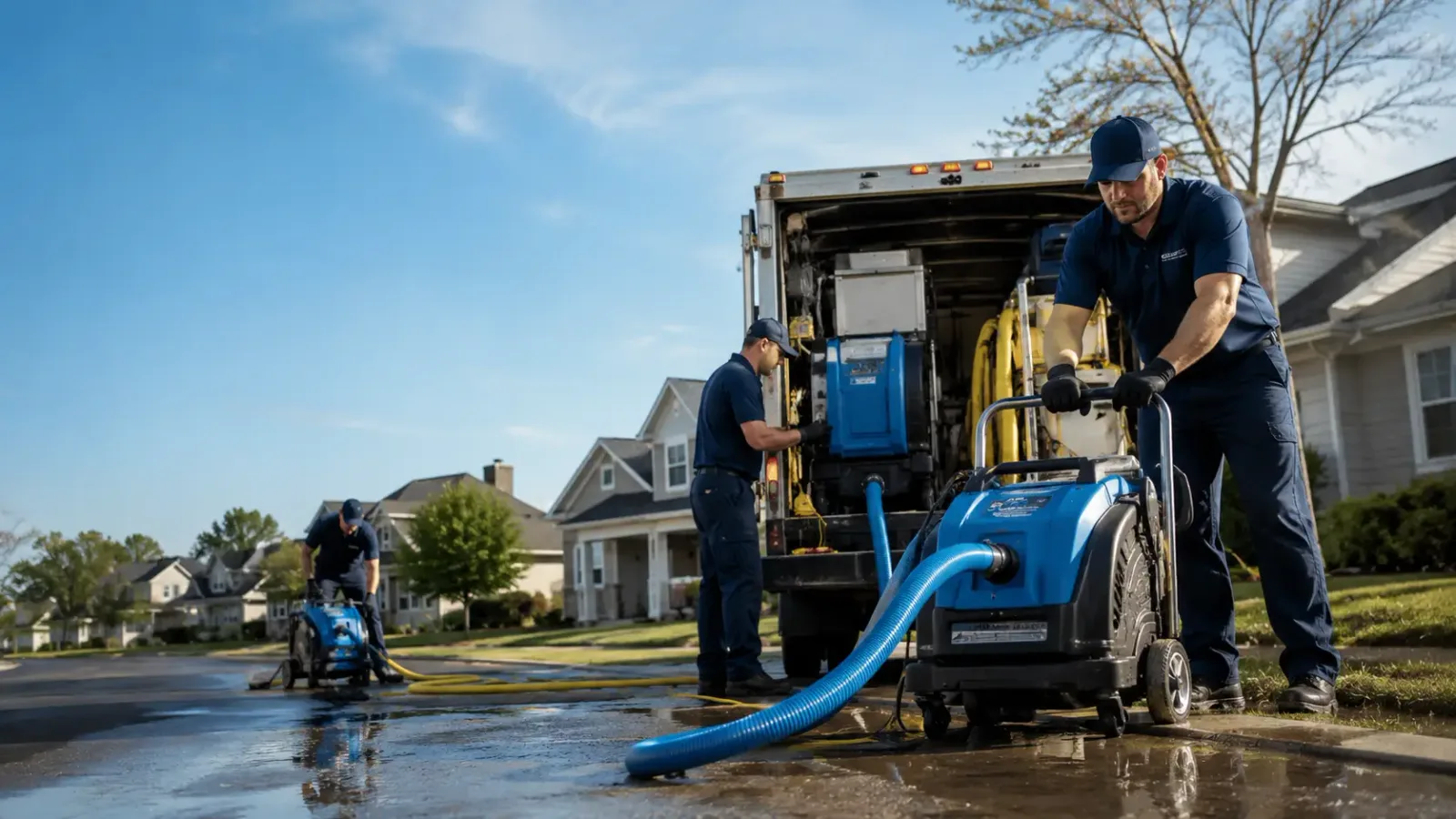 Flood Damage Cleanup in The Plains, OH
